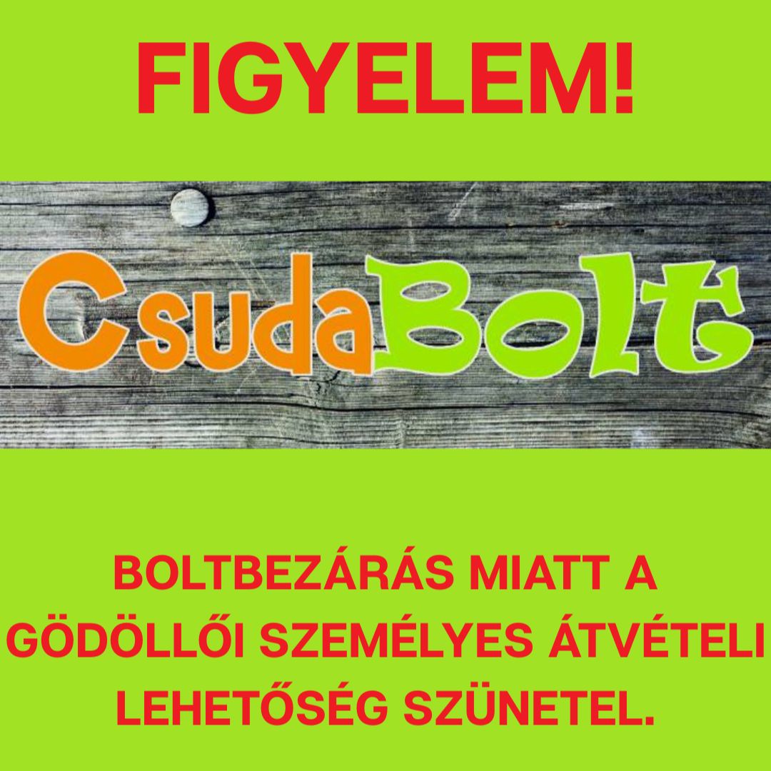 Gödöllői személyes átvételi lehetőség szünetel❣️